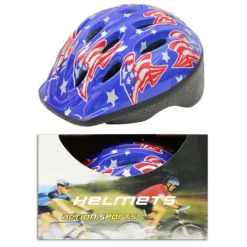 DRIM DISCOUNT Bicicletas, Correpasillos Y Triciclos-Casco Bandera en Caja
