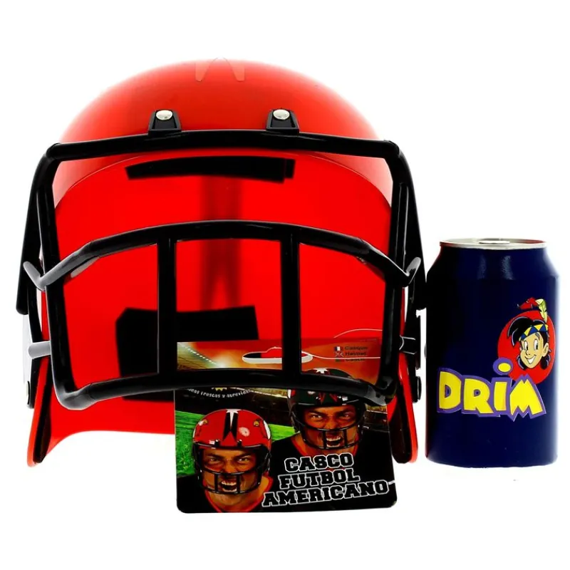 FIESTAS GUIRCA Disfraces Y Complementos|Disfraces Y Complementos-Casco Fútbol Americano Rojo