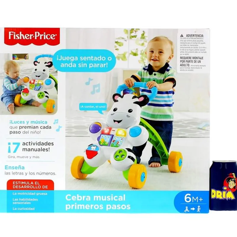 FISHER PRICE Primera Infancia Y Preescolar-Cebra Parlanchina Primeros Pasos -