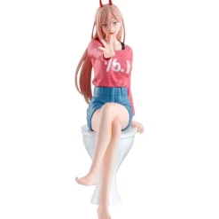 BANPRESTO Figuras Anime|Halloween-Chainsaw Man Figura Power Sentada
