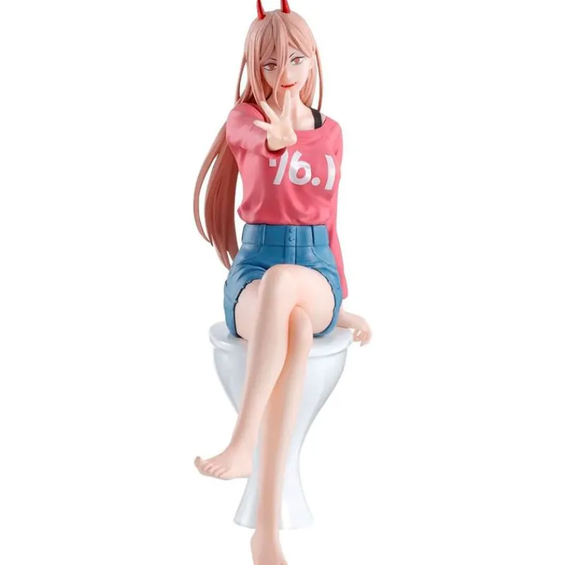 BANPRESTO Figuras Anime|Halloween-Chainsaw Man Figura Power Sentada