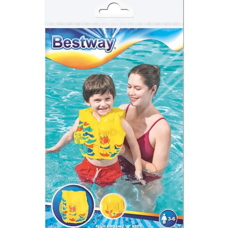 BESTWAY Aire Libre-Chaleco Salvavidas Infantil Inflable