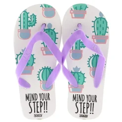 ARDITEX Ropa Y Complementos-Chanclas de Verano Colección de Cactus