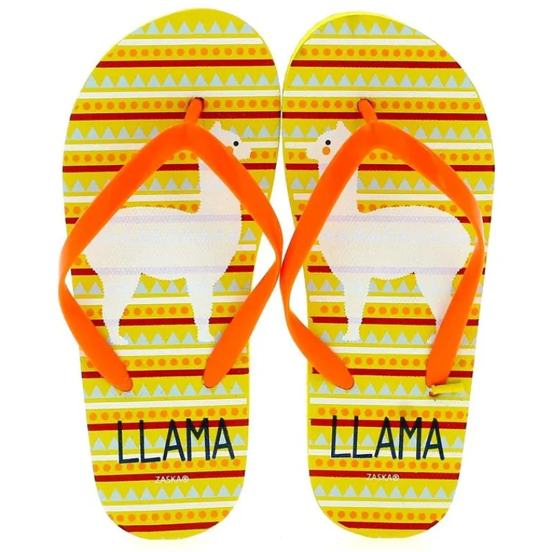 ARDITEX Ropa Y Complementos-Chanclas Llama Amarillas