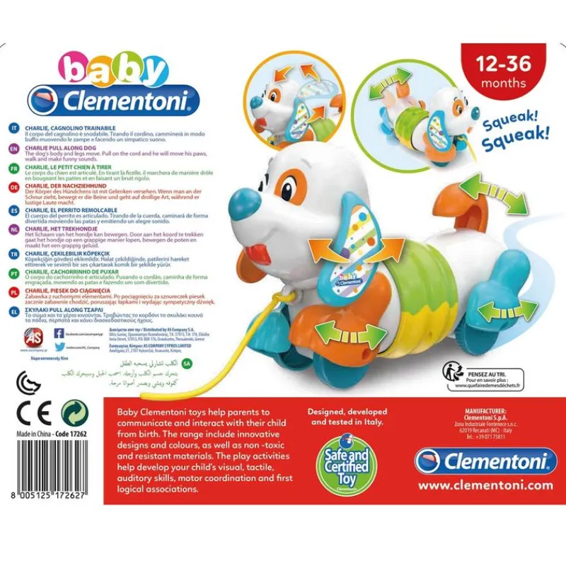 Charlie, Perrito de Arrastre*CLEMENTONI Clearance