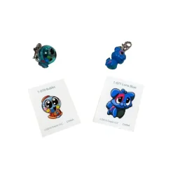 BIZAK Ropa Y Complementos-Charm U Sobre con 2 Colgantes