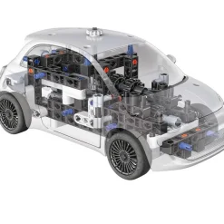 Ciencia y Juego Build Mechanics Fiat 500 Eléctrico*CLEMENTONI Clearance