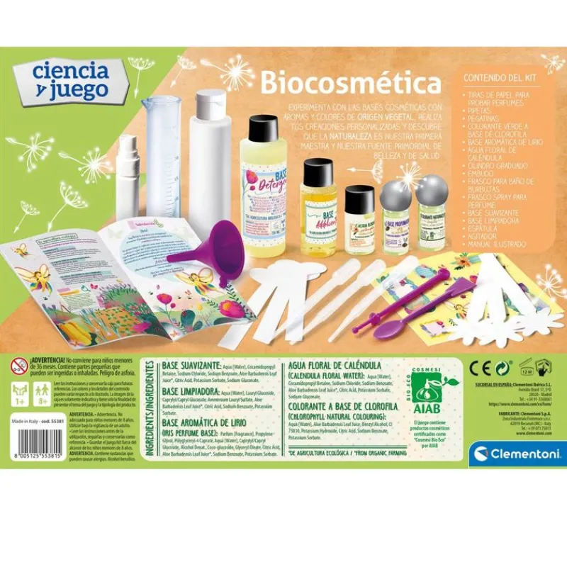CLEMENTONI Juegos Y Juguetes Educativos|Juegos Y Juguetes De Imitación-Ciencia y Juego La Bio Cosmética