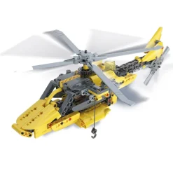 CLEMENTONI Juegos Y Juguetes Educativos-Ciencia y Juego Mecanics Helicóptero de Emergencia