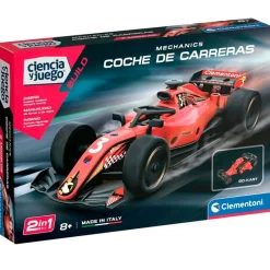 CLEMENTONI Juegos Y Juguetes Educativos-Ciencia y Juego Mechanics Coche de Carreras