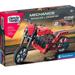 Ciencia y Juego Mechanics Moto Roadster y Dragster*CLEMENTONI Outlet