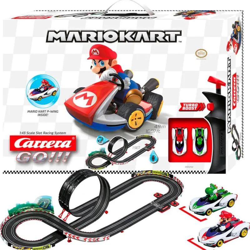 CARRERA Circuitos Slot-Circuito GO!!! Mario Kart P-Wing 4.9 m