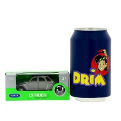 DRIM DISCOUNT Vehículos, Trenes Y Parkings-Citröen Plateado Vehículo 1:60