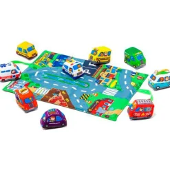 MOLTO Primera Infancia Y Preescolar-City & Fun Tapiz Juego con Coches