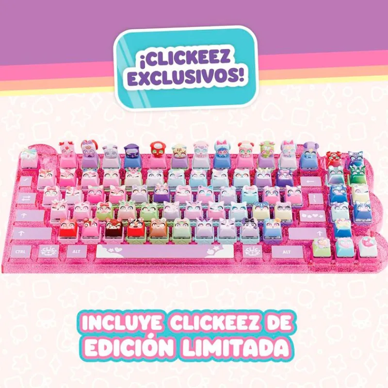BIZAK Manualidades-Clickeez Keyboard Mega Pack Teclado Completo