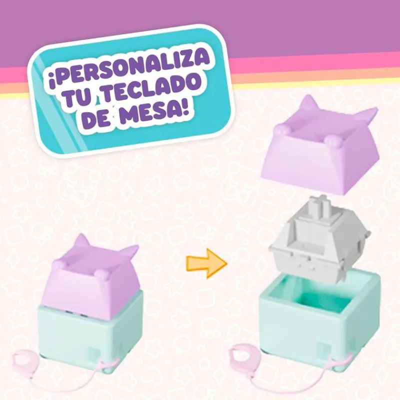 BIZAK Manualidades-Clickeez Keyboard Mega Pack Teclado Completo