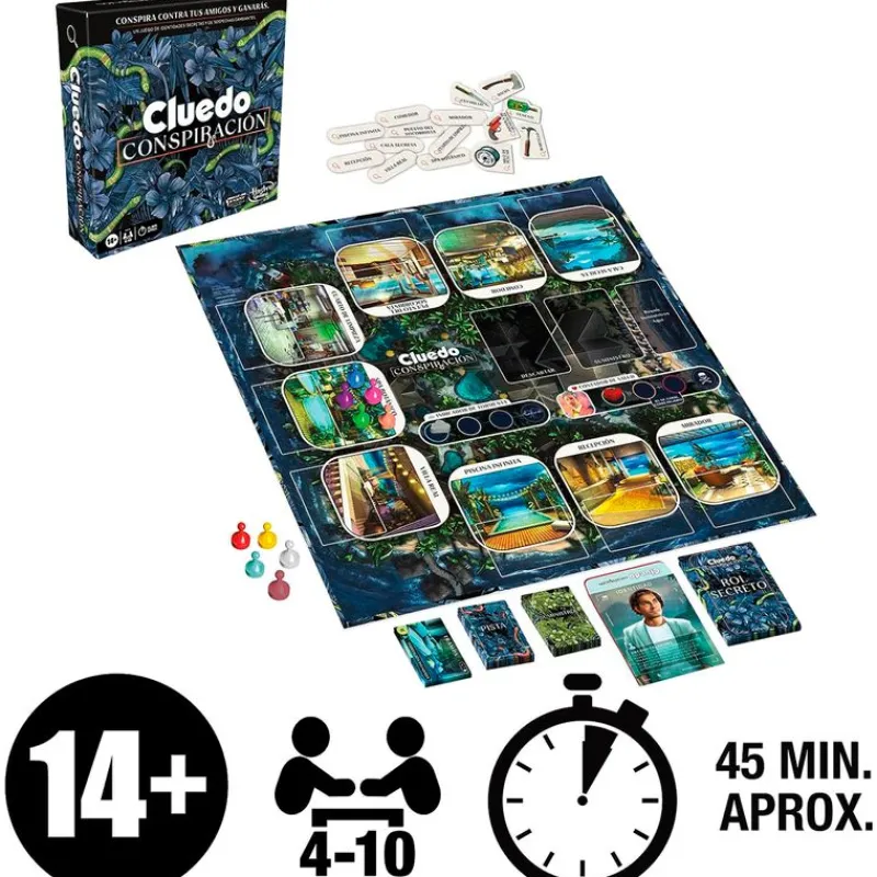 HASBRO Juegos De Mesa-Cluedo Conspiración