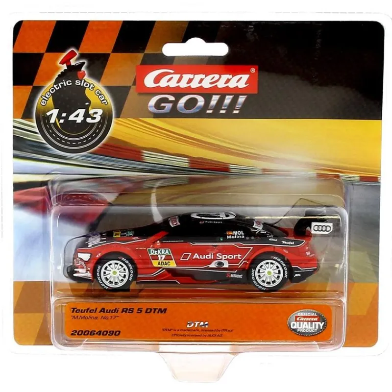 Coche Go Teufel Audi RS 5 DTM M. Molina N.17*CARRERA Best
