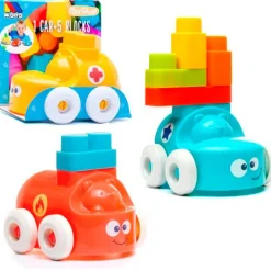 MOLTO Puzzles Y Construcciones|Vehículos, Trenes Y Parkings-Coche con Bloques Surtido