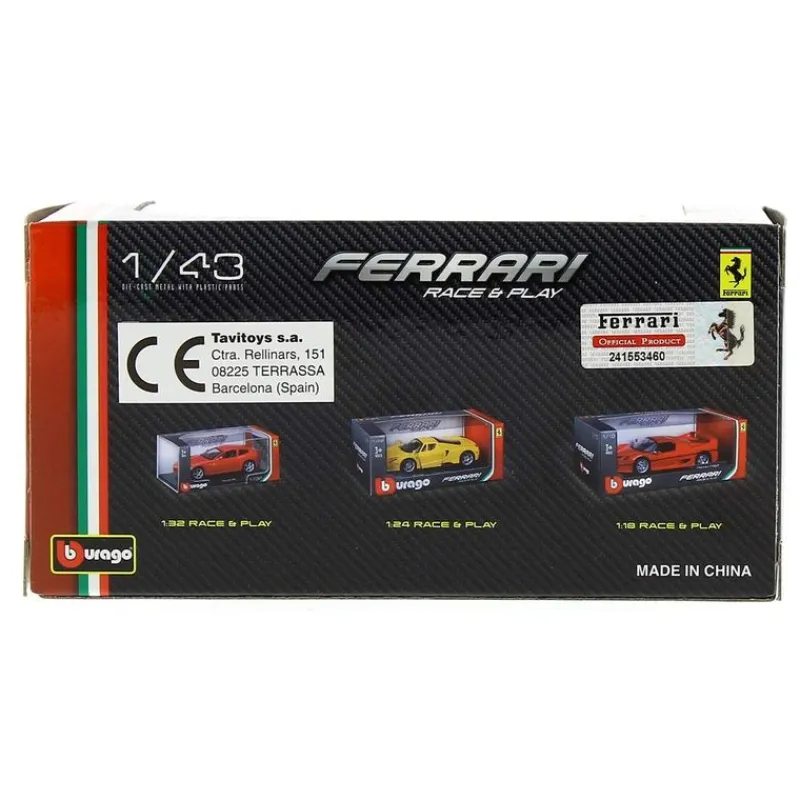 Coche Ferrari Race & Play 550 Maranello Escala 1:43*BURAGO Online