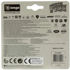 BURAGO Coches Escala 1:32 Y 1:43-Coche Miniatura Dodge Viper GTS 2013 SRT Escala 1:43