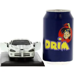 BURAGO Coches Escala 1:32 Y 1:43-Coche Miniatura Dodge Viper SRT Peana y caja Escala 1:32 Plus