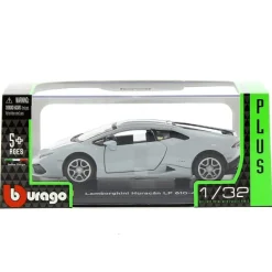 Coche Miniatura Lamborghini Huracán Peana y caja Escala 1:32 Plus*BURAGO Outlet