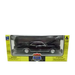 Coche Miniatura Pontiac Clásico Americano Negro Escala 1:24*NEW RAY Hot