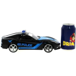 DRIM DISCOUNT Coches Radio Control (R/C)-Coche Policía Negro R/C a Escala 1:16