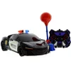 DRIM DISCOUNT Robots-Coche R/C de Policia Transformable en robot