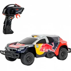 CARRERA Coches Radio Control (R/C)-Coche R/C Red Bull Peugeot 08 DRK 1:16