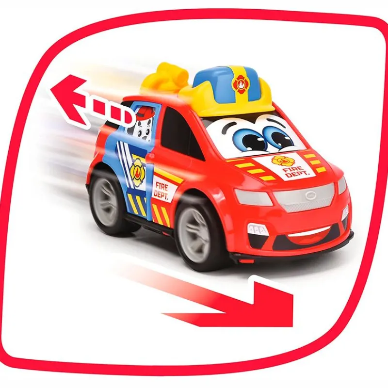 SIMBA Vehículos, Trenes Y Parkings-Coche Retro-fricción ABC Surtido