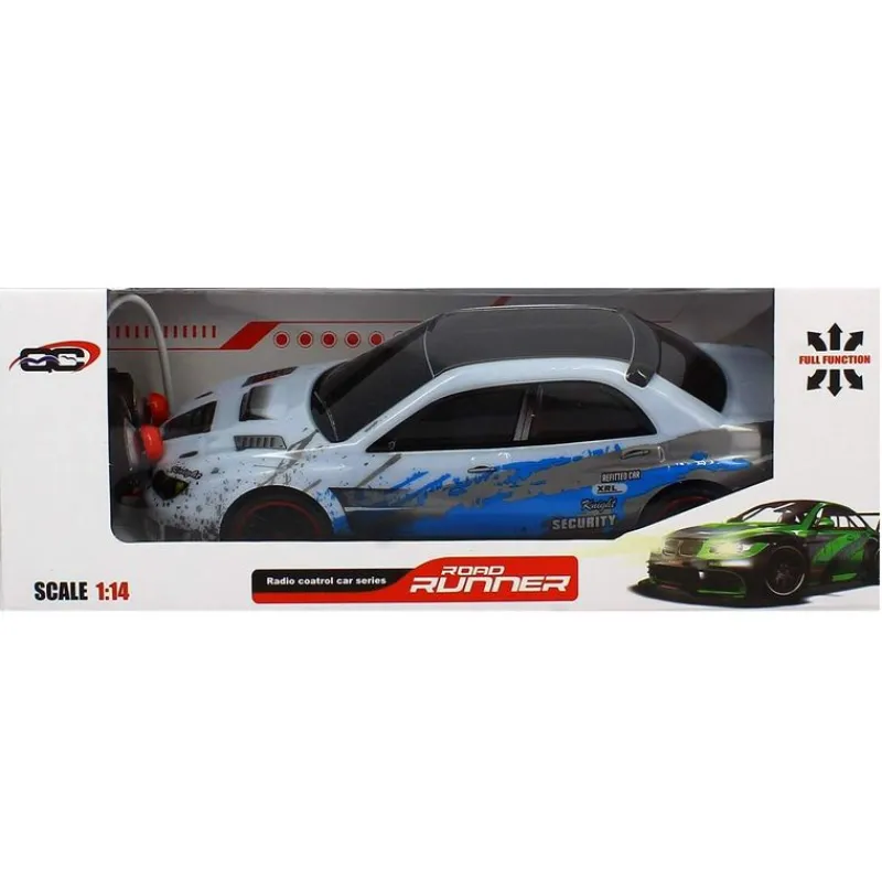 DRIM DISCOUNT Coches Radio Control (R/C)-Coche Security Blanco R/C Escala 1:14