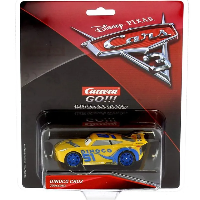 Coche Slot Go Cars 3 Dinoco Cruz Ramirez Escala 1:43*CARRERA Hot
