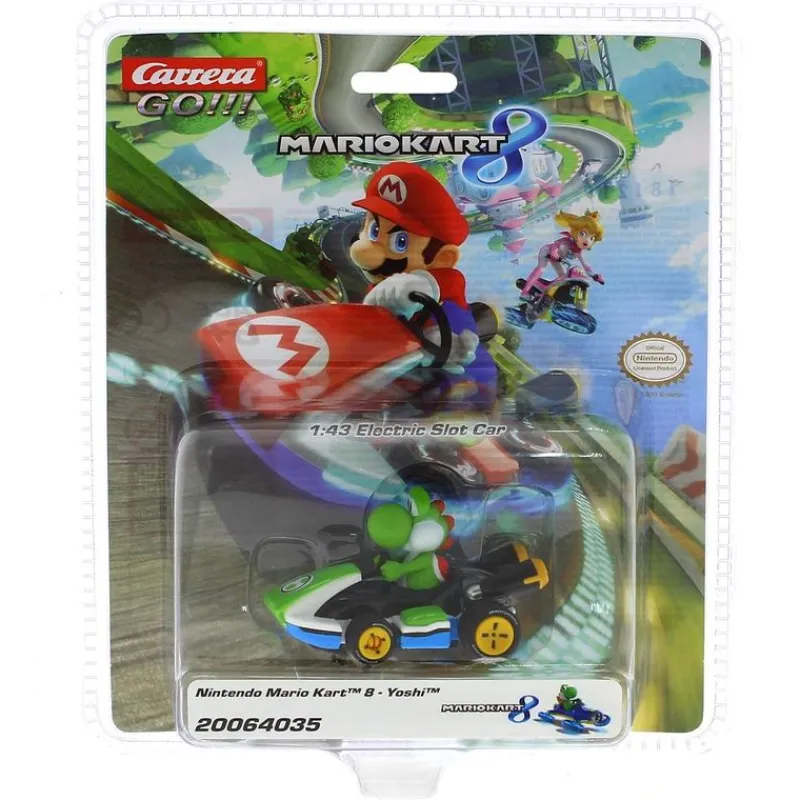 Coche Slot Go Nintendo Mario Kart 8 Yoshi Escala 1:43*CARRERA Discount