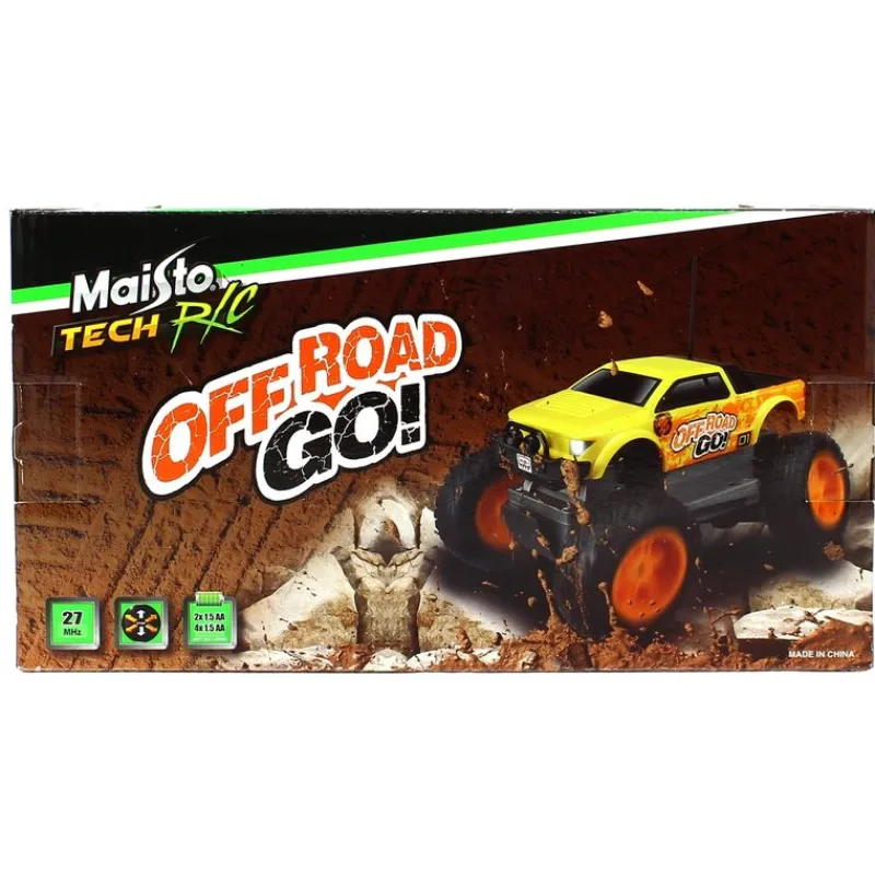 MAISTO-TECH Coches Radio Control (R/C)-Coche Tech off Road Amarillo R/C