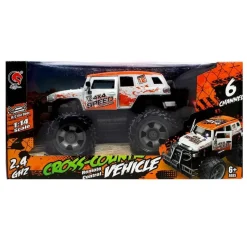 SELECCION DRIM Coches Radio Control (R/C)-Coche Todo Terreno Cross Country Blanco 1:14