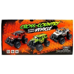 SELECCION DRIM Coches Radio Control (R/C)-Coche Todo Terreno Cross Country Blanco 1:14