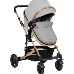 Cochecito 3 piezas Amaia Gris Claro*KIKKABOO Best