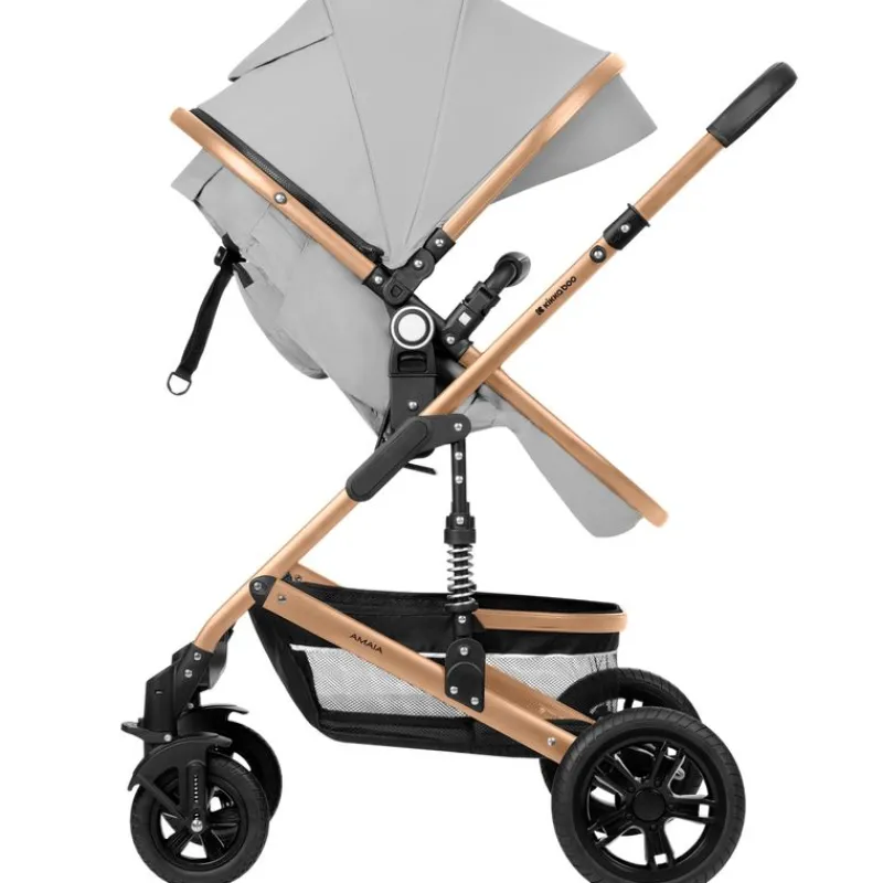 Cochecito 3 piezas Amaia Gris Claro*KIKKABOO Best