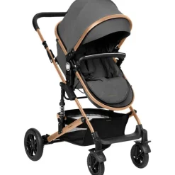 Cochecito 3 piezas Amaia Gris Oscuro*KIKKABOO Clearance