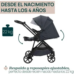 CHICCO Cochecitos De 2 Piezas-Cochecito 2 piezas Seety Boston Grey