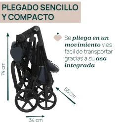 CHICCO Cochecitos De 2 Piezas-Cochecito 2 piezas Seety Boston Grey