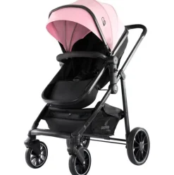 Cochecito 3 piezas Dubai 2 Rosa*ASALVO Discount