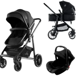 Cochecito 3 piezas Dubai 2 Negro*ASALVO Discount