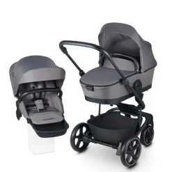 Cochecito 2 piezas Harvey 5 capazo Pebble Grey*EASY WALKER Hot