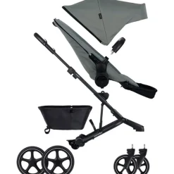 Cochecito 2 piezas Harvey 5 capazo Pebble Grey*EASY WALKER Hot