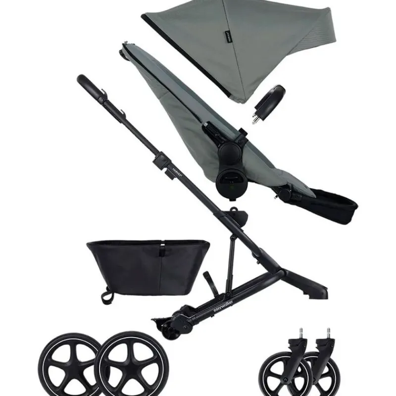 Cochecito 2 piezas Harvey 5 capazo Pebble Grey*EASY WALKER Hot