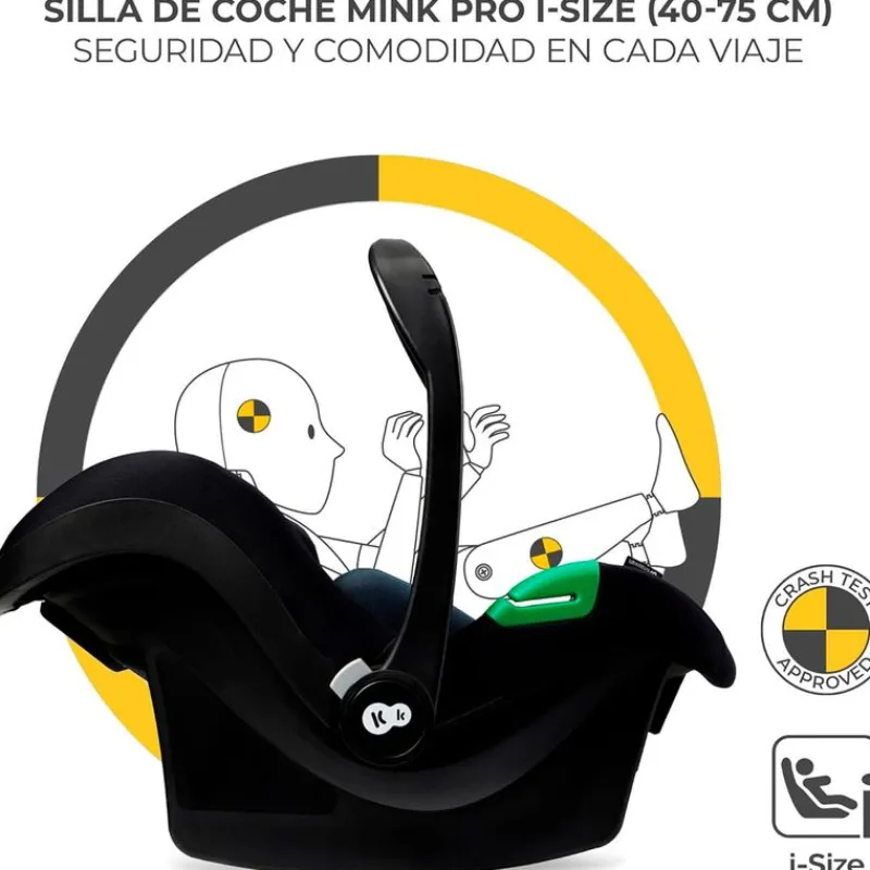 KINDERKRAFT Cochecitos De 3 Piezas-Cochecito 3 piezas Moov 2 Black