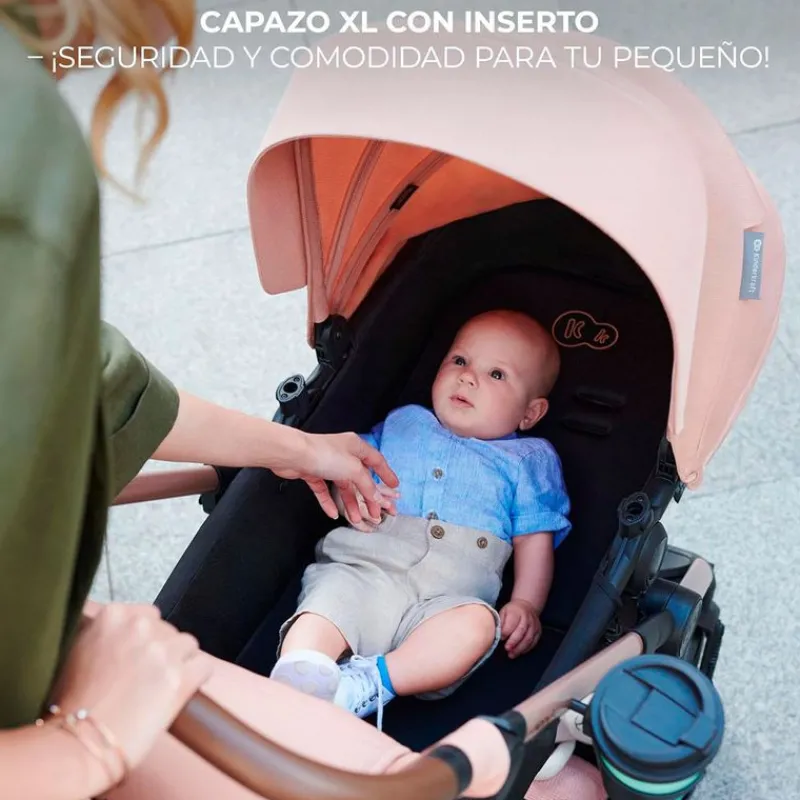 KINDERKRAFT Cochecitos De 3 Piezas-Cochecito 3 piezas Moov 2 Grey